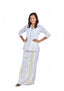 Ladies White Lungi Dress