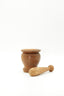 Mini Pestle & Mortar - Coconut Wood - 9cm