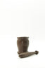 Mini Pestle & Mortar - Palm (kithul) Wood - 10cm